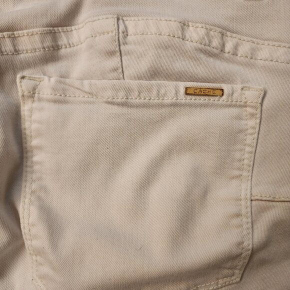 Cache Eggshell Skinny Denim Jeans - Picture 3 of 3